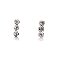 Earrings Idee Preziose dal 1987 Woman in White Gold Diamante 0.12 Ct IP.OK18B/10D - IP.OK18B/10D
